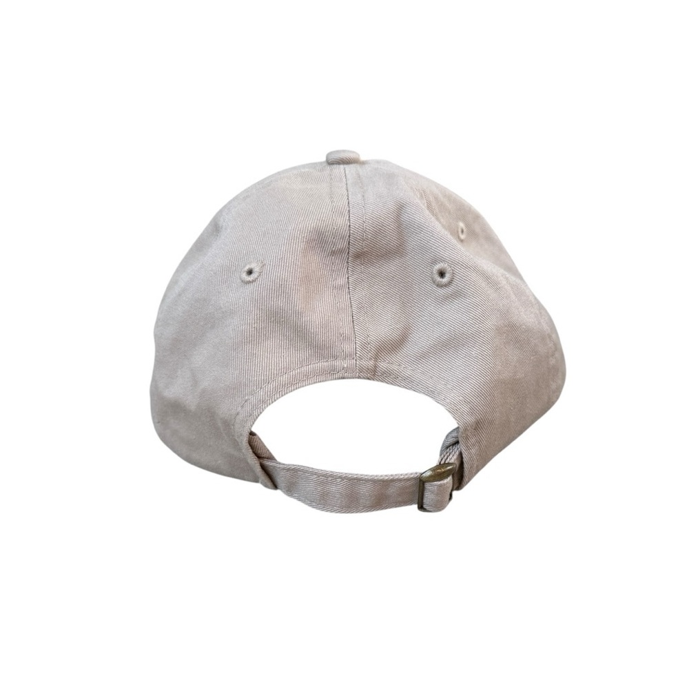 Walt Disney World Mickey Mouse Logo Cream Hat Embroidered Neutral Basic OS - Picture 5 of 10